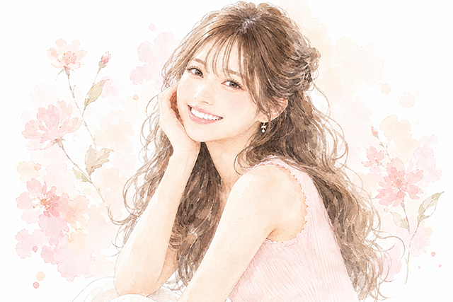 安心して働く女性